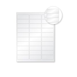 etiketten, polyester, transparant,( 15 x 10 mm ), permanent-ELGK015X010