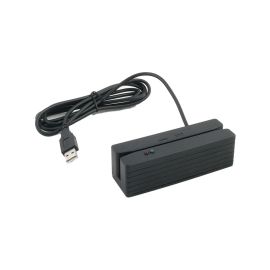 BYPOS CMSR-330BU, magnetic reader, USB ( Kit), Zwart-CMSR-33BU