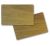 BYPOS Plastic Kaart, 500 Pcs., wood look