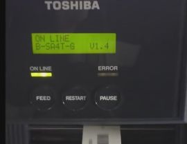 Toshiba Tec B-SA4 DT/TT printer 8 dots/mm (203 dpi), Printsnelheid Max. 152,4 mm/s *Metale behuizing* (Parallel, USB, LAN) Voeding unit, Voeding kabel-18221168664
