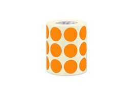 BYPOS Ronde label papier 3 inch kern Oranje-BYPOS-3548
