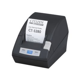 Citizen CT-S280, USB, 8 dots/mm (203 dpi), zwart-CTS280UBEBK