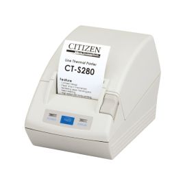 Citizen CT-S281, RS-232, 8 dots/mm (203 dpi), cutter, wit-CTS281RSEWH